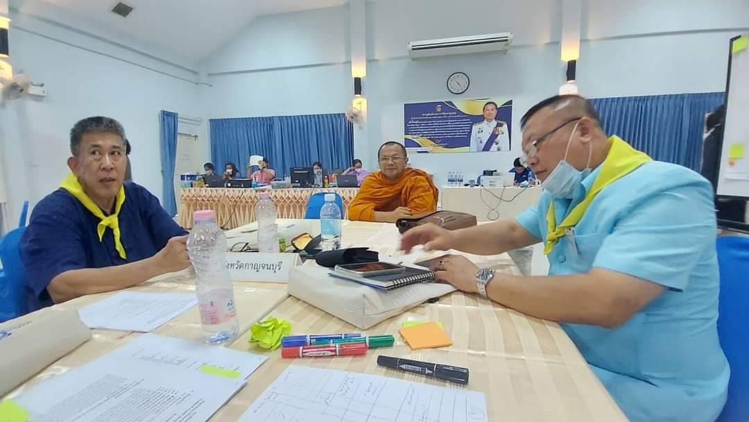พช.กาญจนบุรี ร่วมฝึกอบรมเชิงปฏิบัติการ ผู้บริหารระดับสูง กระทรวงมหาดไทย หลักสูตรผู้นำนักขับเคลื่อนยุทธศาสตร์ นำการเปลี่ยนแปลง สู่เป้าหมายการพัฒนาที่ยั่งยืน วันที่ 2