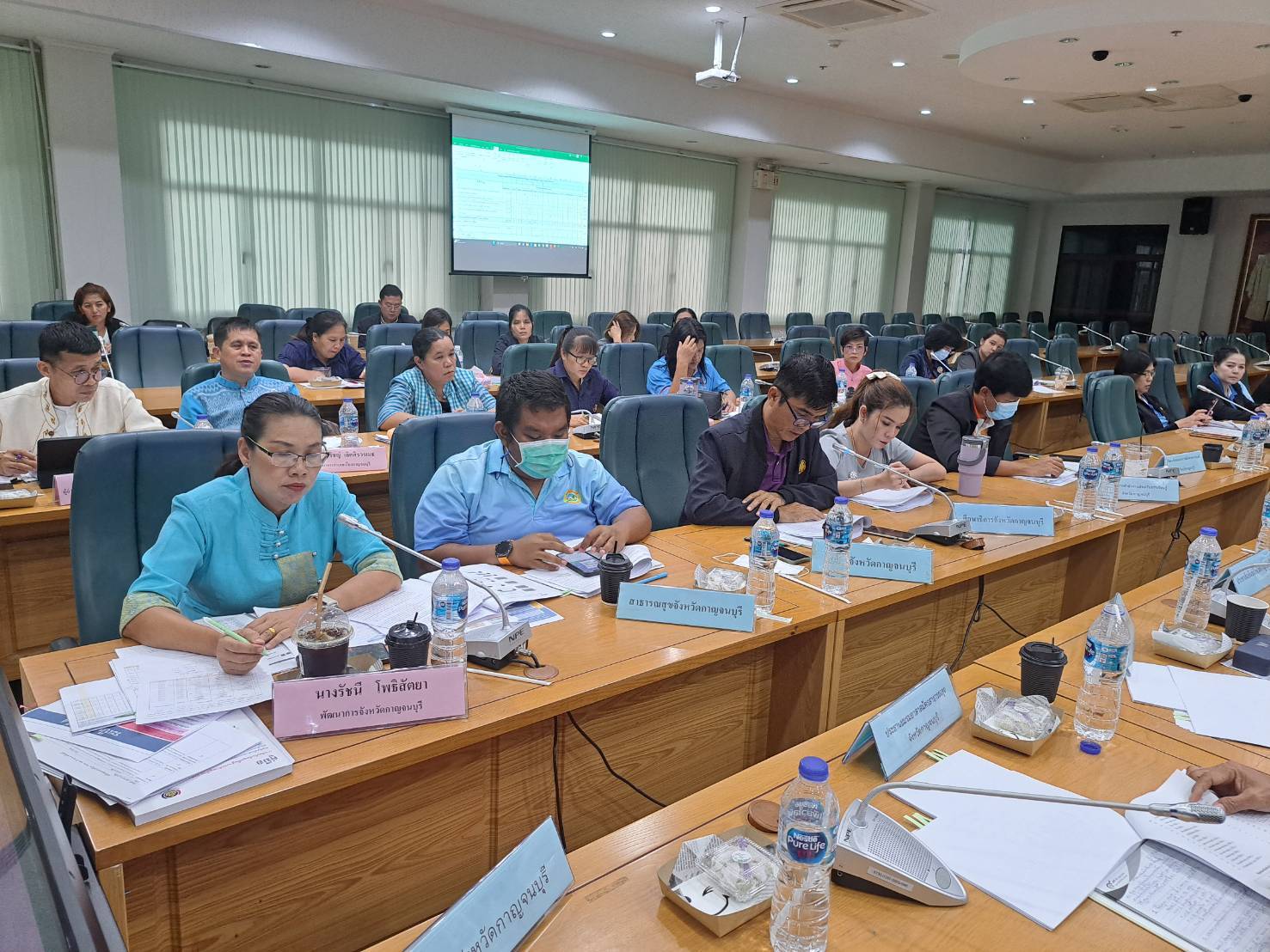 📣CDD KAN News: พช. กาญจนบุรี จัดประชุมคณะทำงานบริหารการจัดเก็บข้อมูลความจำเป็นพื้นฐาน (จปฐ.) และข้อมูลพื้นฐานระดับหมู่บ้าน (กชช. 2ค) จังหวัดกาญจนบุรี