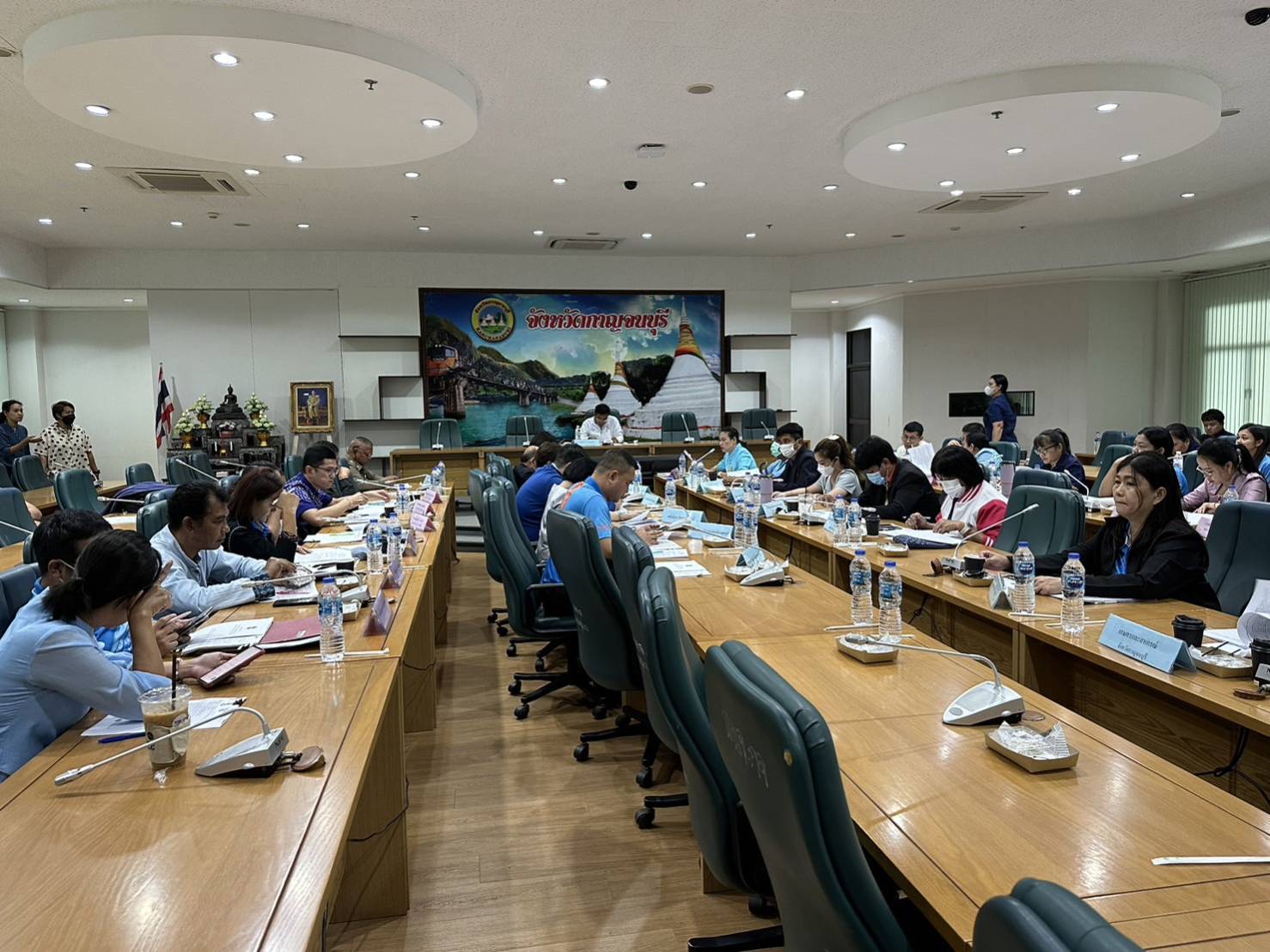 📣CDD KAN News: พช. กาญจนบุรี จัดประชุมคณะทำงานบริหารการจัดเก็บข้อมูลความจำเป็นพื้นฐาน (จปฐ.) และข้อมูลพื้นฐานระดับหมู่บ้าน (กชช. 2ค) จังหวัดกาญจนบุรี