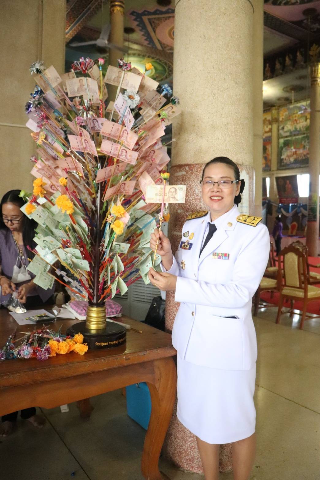พช. กาญจนบุรี จัดพิธีทอดผ้าป่าสมทบกองทุนพัฒนาเด็กชนบท ในพระราชูปถัมภ์สมเด็จพระเทพรัตนราชสุดา ฯ สยามบรมราชกุมารี ประจำปี 2567