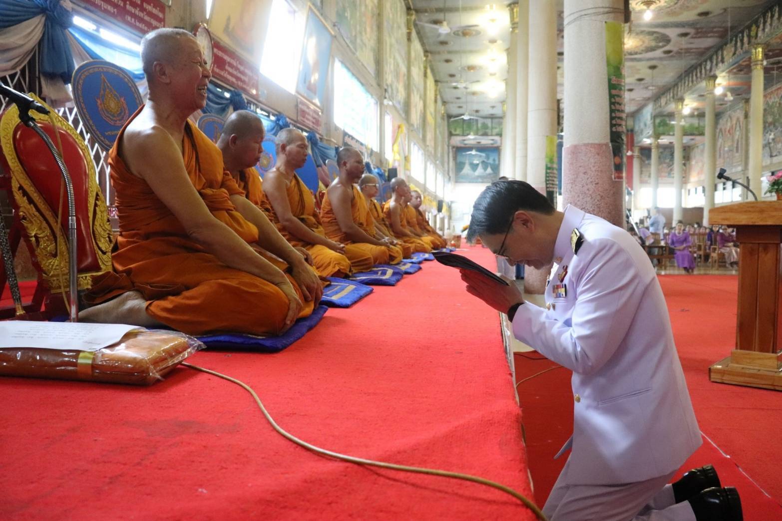 พช. กาญจนบุรี จัดพิธีทอดผ้าป่าสมทบกองทุนพัฒนาเด็กชนบท ในพระราชูปถัมภ์สมเด็จพระเทพรัตนราชสุดา ฯ สยามบรมราชกุมารี ประจำปี 2567