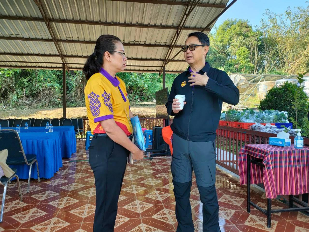 พัฒนาการจังหวัดกาญจนบุรี ลงพื้นที่รับการตรวจเยี่ยมและประชุมติดตามความก้าวหน้าการดำเนินงานโครงการพัฒนาชุมชน ในเขตรักษาพันธุ์สัตว์ป่า และอุทยานแห่งชาติจังหวัดกาญจนบุรี ภายใต้มูลนิธิภูบดินทร์ ในพระบรมราชูปถัมภ์ บ้านทิไล่ป้า – บ้านจะแก และบ้านสาละวะ อำเภอสังขละบุรี จังหวัดกาญจนบุรี