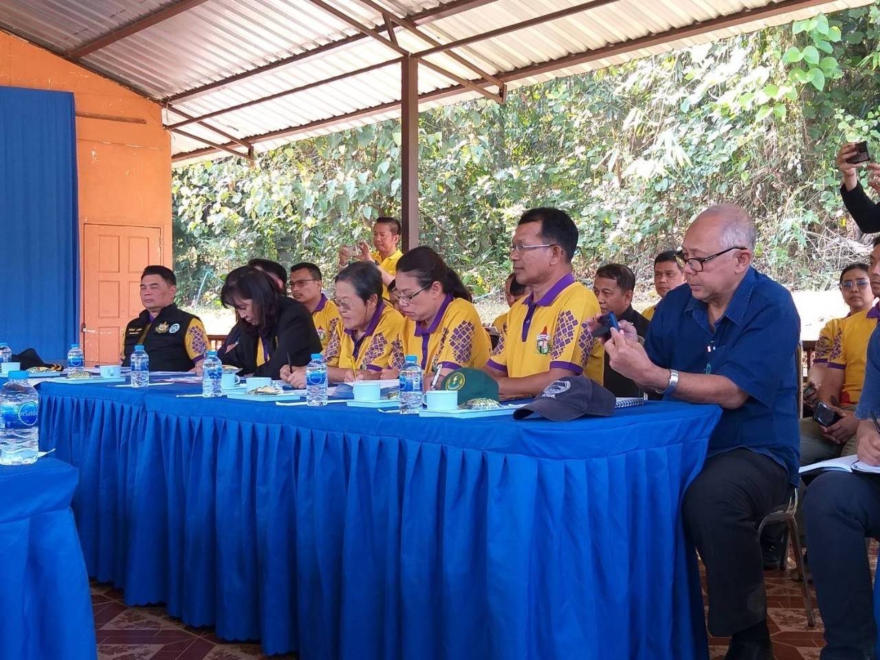 พัฒนาการจังหวัดกาญจนบุรี ลงพื้นที่รับการตรวจเยี่ยมและประชุมติดตามความก้าวหน้าการดำเนินงานโครงการพัฒนาชุมชน ในเขตรักษาพันธุ์สัตว์ป่า และอุทยานแห่งชาติจังหวัดกาญจนบุรี ภายใต้มูลนิธิภูบดินทร์ ในพระบรมราชูปถัมภ์ บ้านทิไล่ป้า – บ้านจะแก และบ้านสาละวะ อำเภอสังขละบุรี จังหวัดกาญจนบุรี