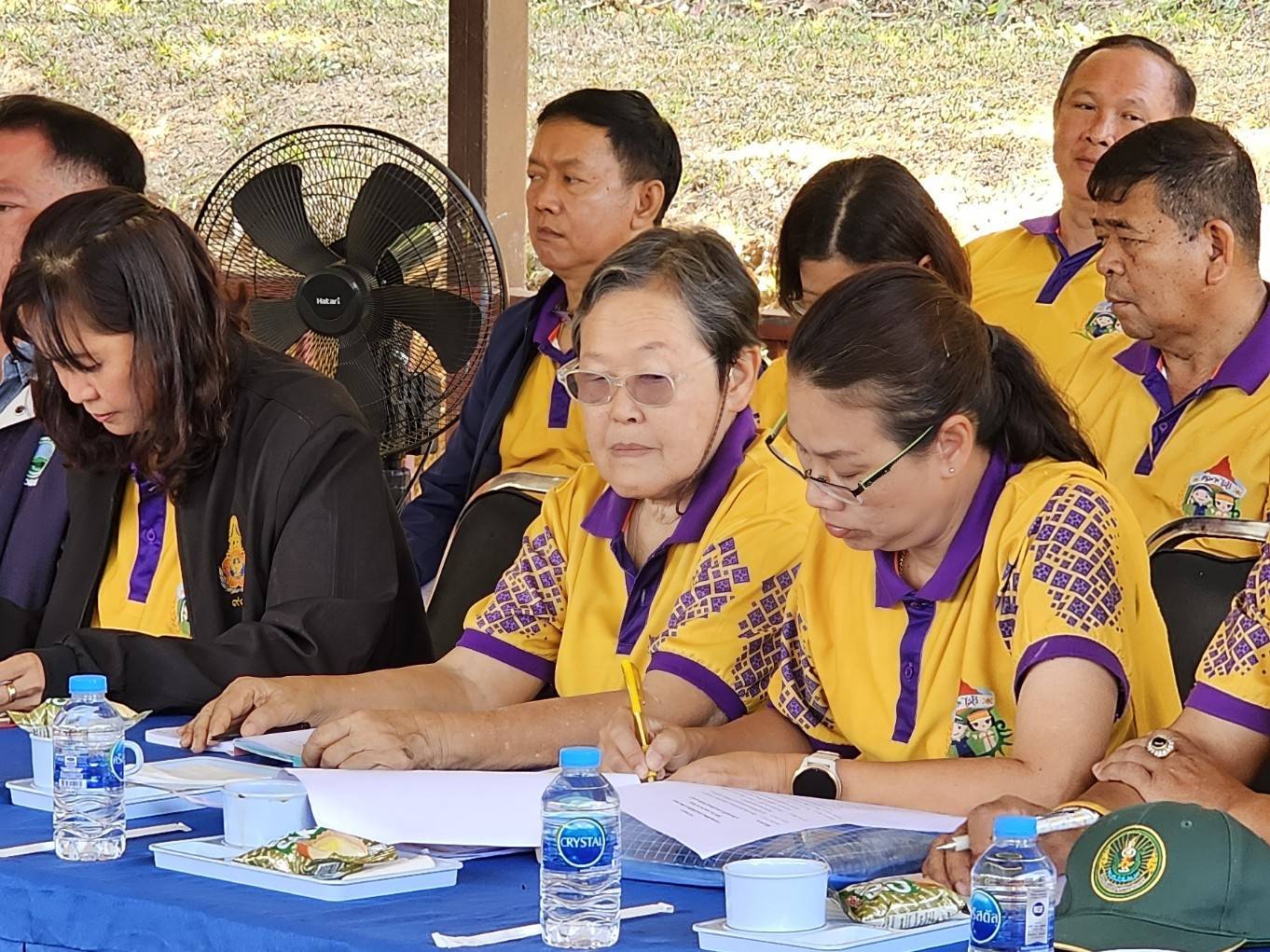 พัฒนาการจังหวัดกาญจนบุรี ลงพื้นที่รับการตรวจเยี่ยมและประชุมติดตามความก้าวหน้าการดำเนินงานโครงการพัฒนาชุมชน ในเขตรักษาพันธุ์สัตว์ป่า และอุทยานแห่งชาติจังหวัดกาญจนบุรี ภายใต้มูลนิธิภูบดินทร์ ในพระบรมราชูปถัมภ์ บ้านทิไล่ป้า – บ้านจะแก และบ้านสาละวะ อำเภอสังขละบุรี จังหวัดกาญจนบุรี