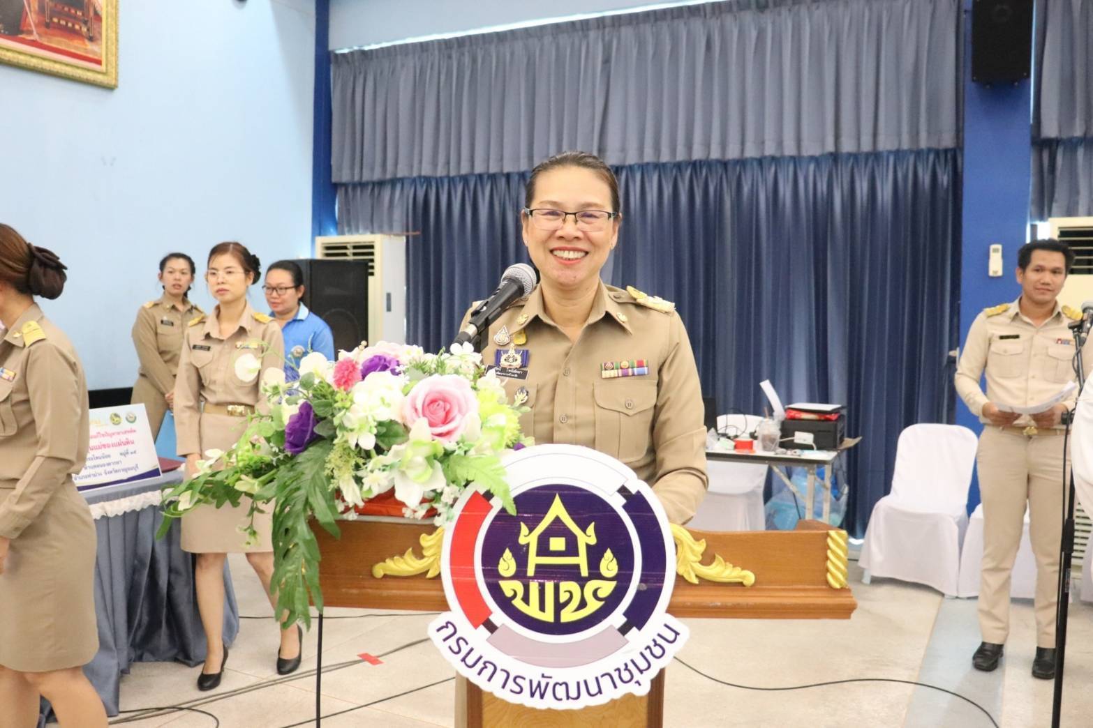 จังหวัดกาญจนบุรี ประกาศวาระจังหวัดกาญจนบุรี มาตรการป้องกันและแก้ไขปัญหายาเสพติด ตามนโยบายรัฐบาล กิจกรรม kick off หมู่บ้านป้องกันและแก้ไขปัญหายาเสพติด ด้วยกระบวนการกองทุนแม่ของแผ่นดิน ระดับจังหวัด