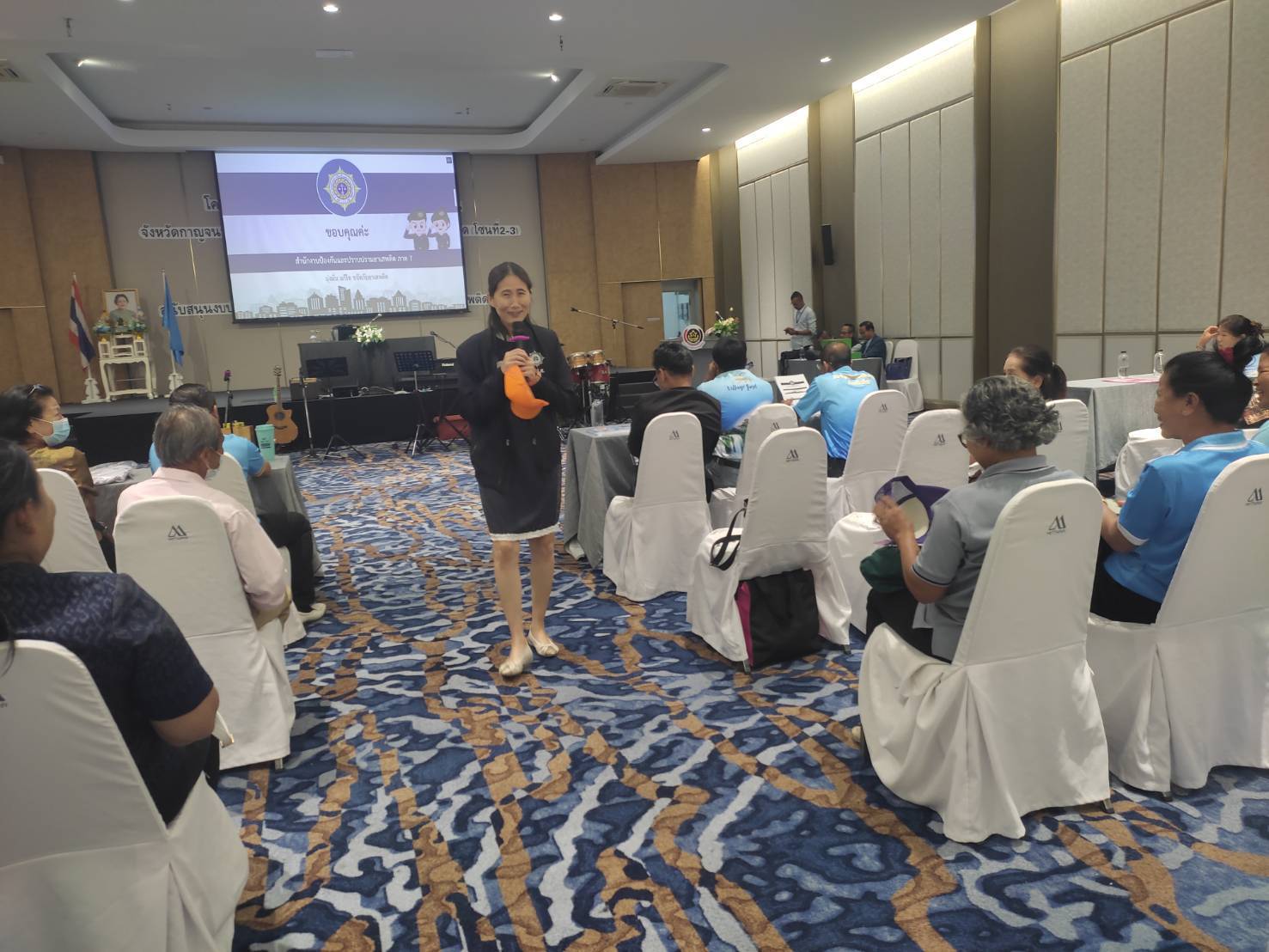 พช. กาญจนบุรี เสริมพลัง สร้างแนวคิด ขับเคลื่อนงานกองทุนแม่ของแผ่นดิน โครงการประชุมโซนเครือข่ายกองทุนแม่ของแผ่นดินขับเคลื่อนงานป้องกันและแก้ไขปัญหายาเสพติด (โซนที่ 2-3)