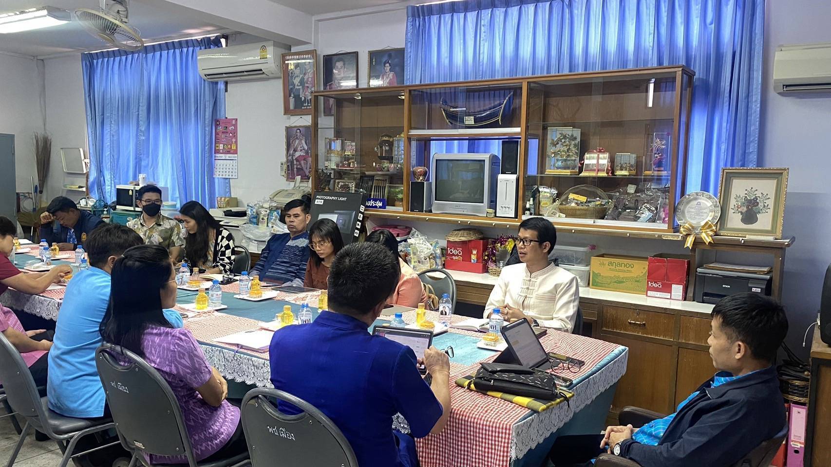 พช. กาญจนบุรี รับการติดตรวจติดตามการบริหารจัดการข้อมูลความจำเป็นพื้นฐาน (จปฐ.) จากกรมการพัฒนาชุมชน