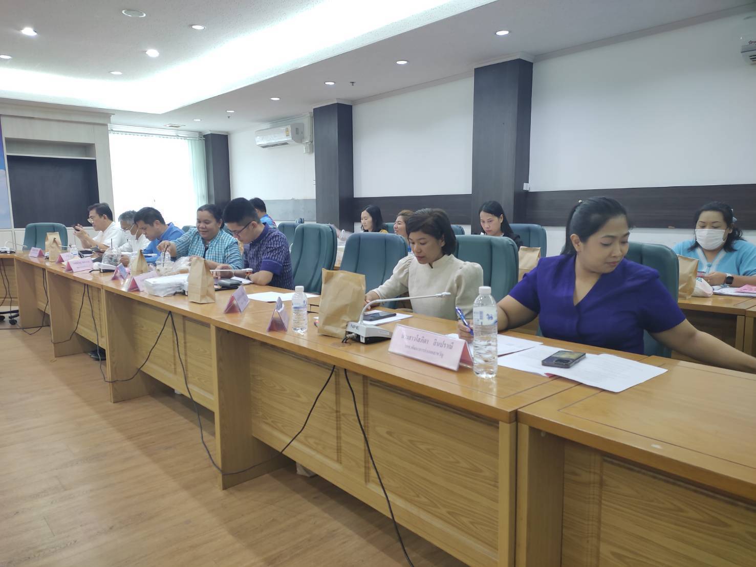 พช. กาญจนบุรี ประชุมผู้บริหารและนักวิชาการพัฒนาชุมชนสำนักงานพัฒนาชุมชนจังหวัดกาญจนบุรี ครั้งที่ 2/2567