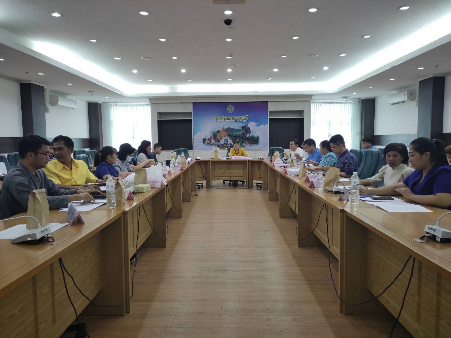 พช. กาญจนบุรี ประชุมผู้บริหารและนักวิชาการพัฒนาชุมชนสำนักงานพัฒนาชุมชนจังหวัดกาญจนบุรี ครั้งที่ 2/2567