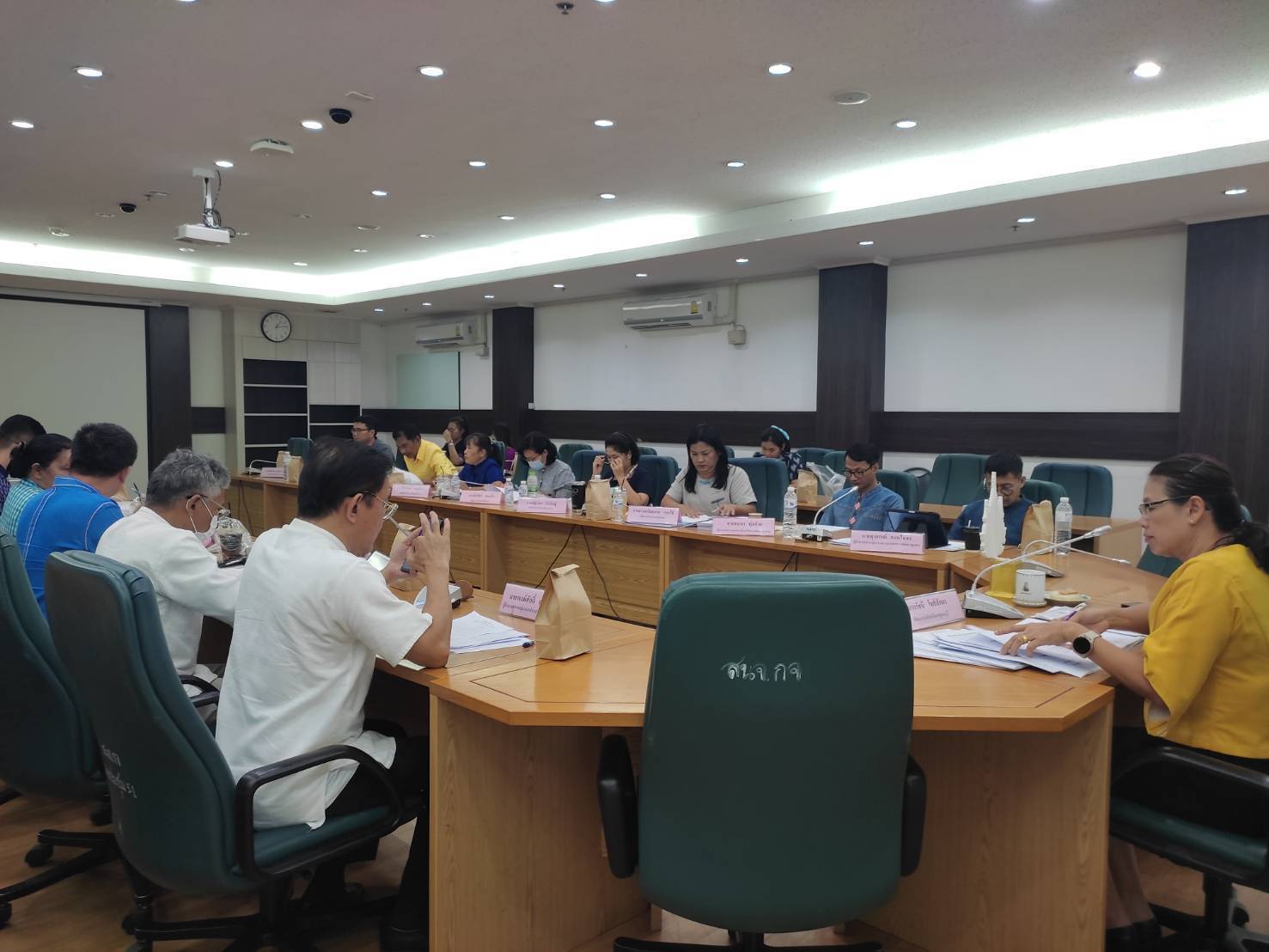 พช. กาญจนบุรี ประชุมผู้บริหารและนักวิชาการพัฒนาชุมชนสำนักงานพัฒนาชุมชนจังหวัดกาญจนบุรี ครั้งที่ 2/2567