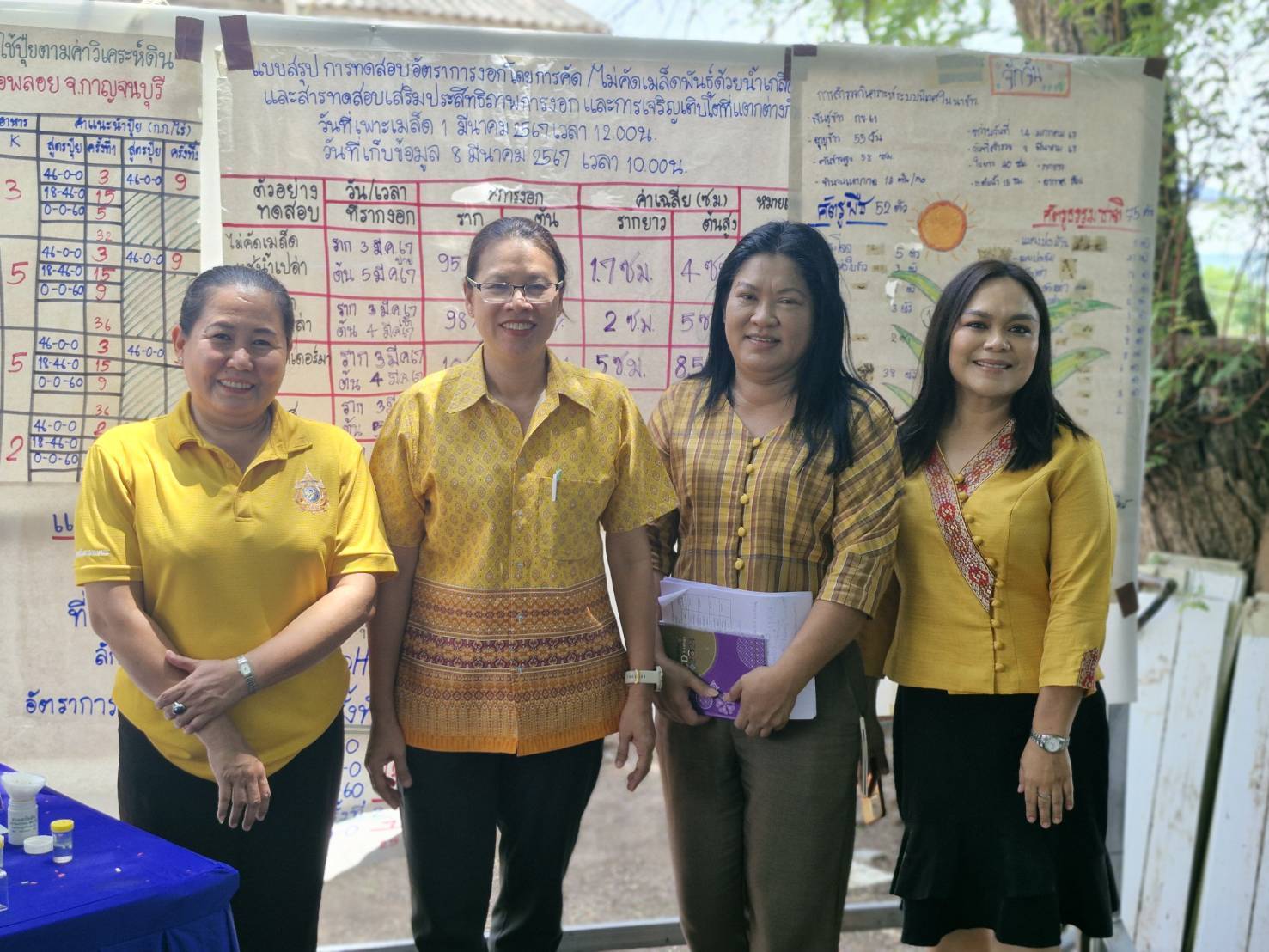 พจ.กาญจนบุรี นำทีมรับการตรวจเยี่ยมโครงการอันเนื่องมาจากพระราชดำริ ในพื้นที่อำเภอบ่อพลอยและอำเภอห้วยกระเจา จังหวัดกาญจนบุรี