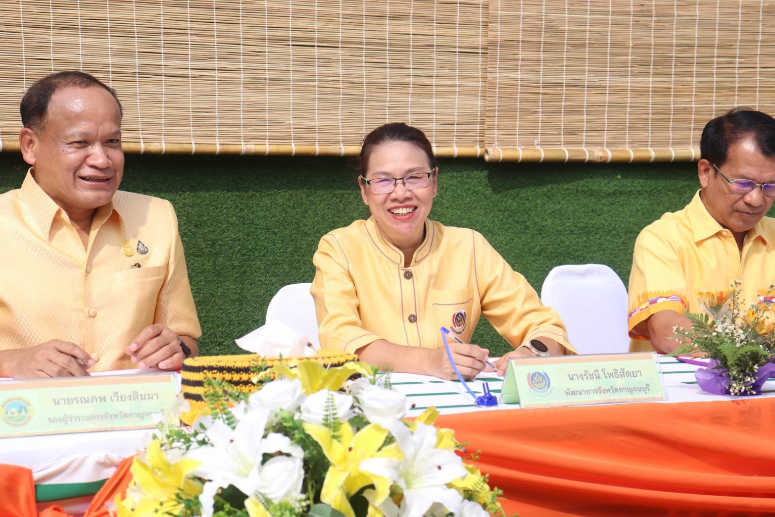 พช.กาญจนบุรี จับมือ ภาคีเครือข่ายสืบสานพระราชปณิธาน ขับเคลื่อนโครงการ “โคกหนองนาแห่งน้ำใจและความหวัง กรมราชทัณฑ์”
