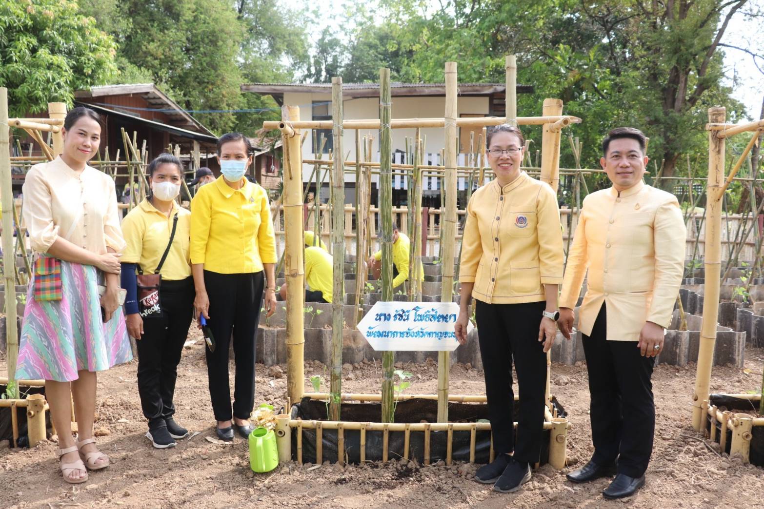 พช.กาญจนบุรี จับมือ ภาคีเครือข่ายสืบสานพระราชปณิธาน ขับเคลื่อนโครงการ “โคกหนองนาแห่งน้ำใจและความหวัง กรมราชทัณฑ์”