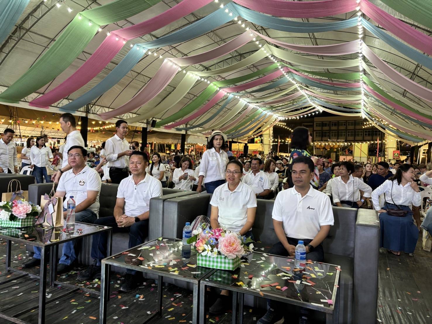 พช.กาญจนบุรี พร้อมเครือข่าย OTOP จังหวัดกาญจนบุรี ร่วมงานมหกรรม OTOP SMEs มรดกภูมิปัญญา สินค้าชุมชน จังหวัดกาญจนบุรี ประจำปี 2567