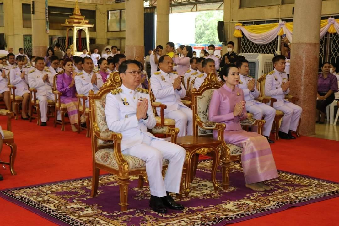 พจ.กาญจนบุรี นำข้าราชการร่วมพิธีทางศาสนามหามงคลและถวายพระพรชัยมงคลเฉลิมพระเกียรติสมเด็จพระนางเจ้าฯ พระบรมราชินี เนื่องในโอกาสวันเฉลิมพระชนมพรรษา สมเด็จพระนางเจ้าฯ พระบรมราชินี 3 มิถุนายน 2567