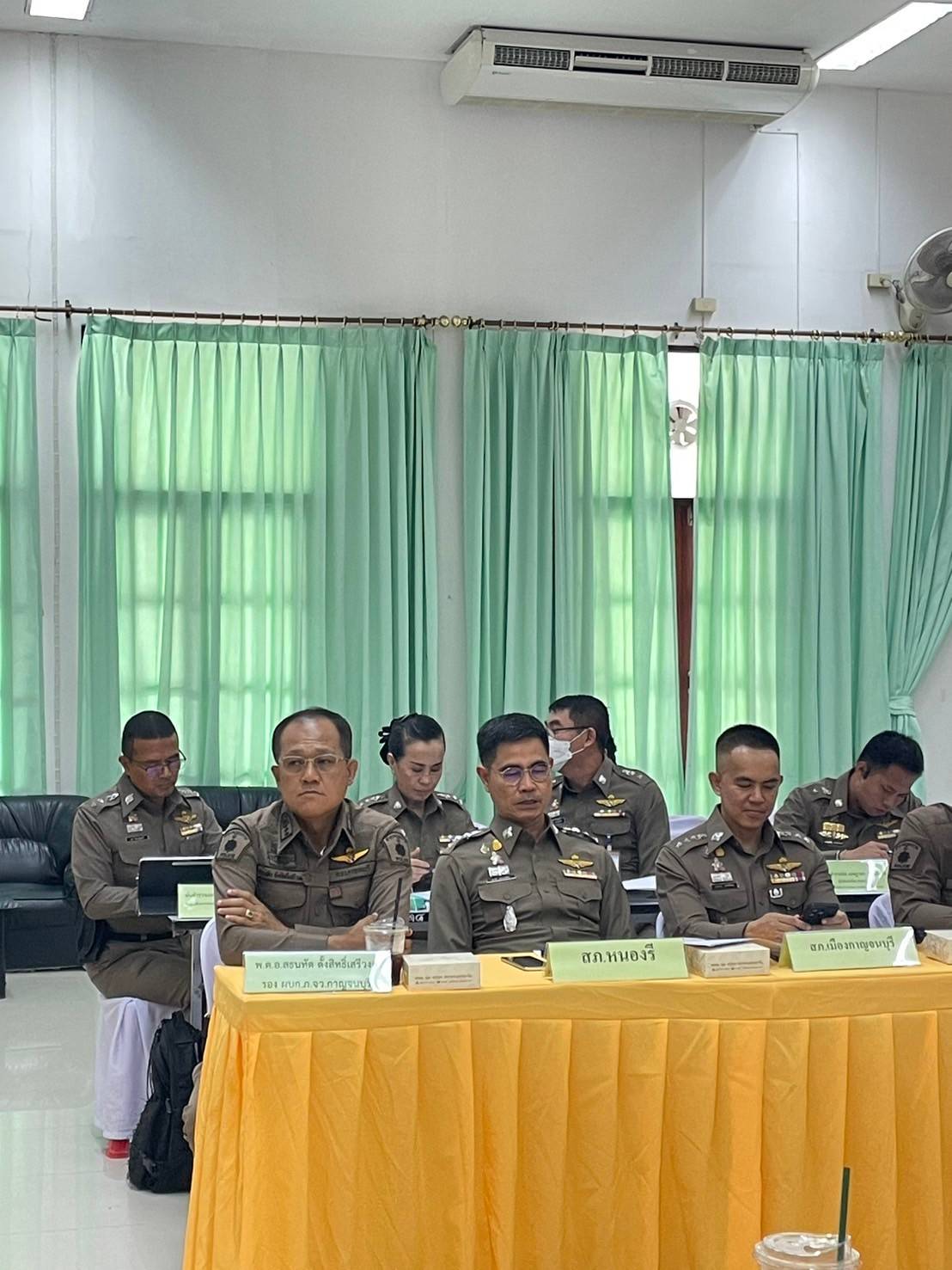 พช.กาญจนบุรี จัดประชุมเตรียมความพร้อมสนับสนุนนักเรียนนายร้อยตำรวจลงพื้นที่ฝึกรับใช้ประชาชนในชนบท รุ่นที่ 40 ในพื้นที่จังหวัดกาญจนบุรี