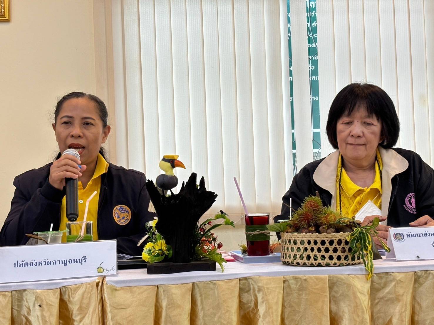 รองผู้ว่าราชการจังหวัดกาญจนบุรี นำทีม ลุย! คัดสรรกิจกรรมพัฒนาชุมชนดีเด่น ประจำปี 2567 เป็นวันที่สอง