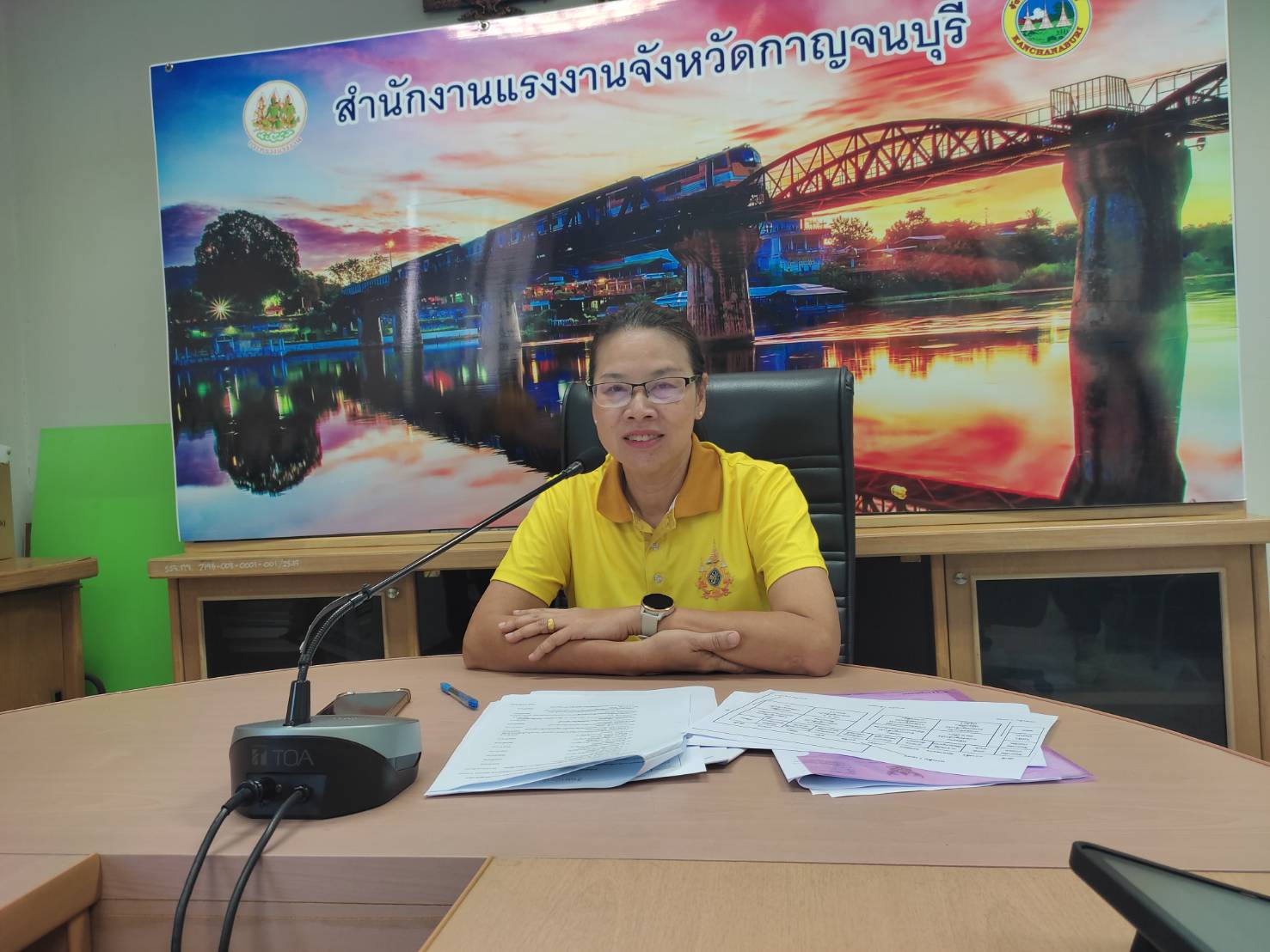 พช.กาญจนบุรี จัดประชุมแผนขับเคลื่อนโครงการพัฒนาพื้นที่ต้นแบบ เพื่อพัฒนาคุณภาพชีวิตแบบอารยเกษตร ตามแนวพระราชดำริ ศูนย์พัฒนาอาชีพหนองบัว เพื่อสร้างแหล่งเรียนรู้คู่ชุมชน เป็นต้นแบบในการพัฒนาคุณภาพชีวิตประชาชนให้มีความสุขอย่างยั่งยืน