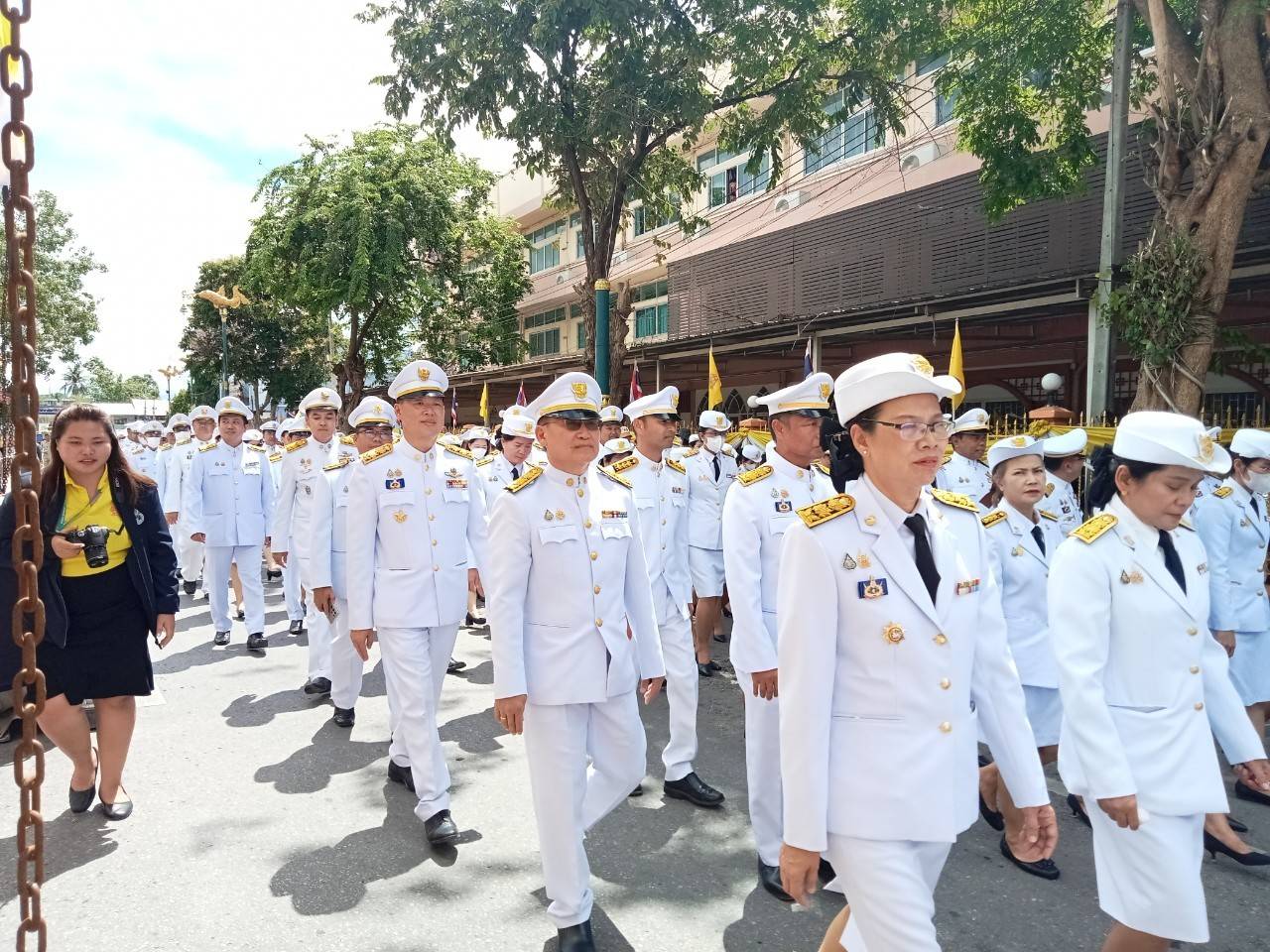 พัฒนาการจังหวัดกาญจนบุรี นำข้าราชการร่วมพิธีอัญเชิญขันน้ำสาครและที่ตักน้ำ จาก วัดวังก์วิเวการาม มายังพระอุโบสถวัดไชยชุมพลชนะสงคราม พระอารามหลวง เพื่อทำพิธีเสกน้ำพระพุทธมนต์ศักดิ์สิทธิ์ งานเฉลิมพระเกียรติพระบาทสมเด็จพระเจ้าอยู่หัว เนื่องในโอกาสมหามงคลเฉลิมพระชนมพรรษา 6 รอบ 28 กรกฎาคม 2567