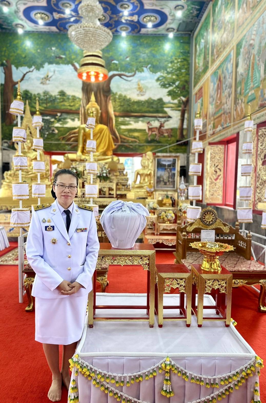 พัฒนาการจังหวัดกาญจนบุรี นำข้าราชการร่วมพิธีอัญเชิญขันน้ำสาครและที่ตักน้ำ จาก วัดวังก์วิเวการาม มายังพระอุโบสถวัดไชยชุมพลชนะสงคราม พระอารามหลวง เพื่อทำพิธีเสกน้ำพระพุทธมนต์ศักดิ์สิทธิ์ งานเฉลิมพระเกียรติพระบาทสมเด็จพระเจ้าอยู่หัว เนื่องในโอกาสมหามงคลเฉลิมพระชนมพรรษา 6 รอบ 28 กรกฎาคม 2567