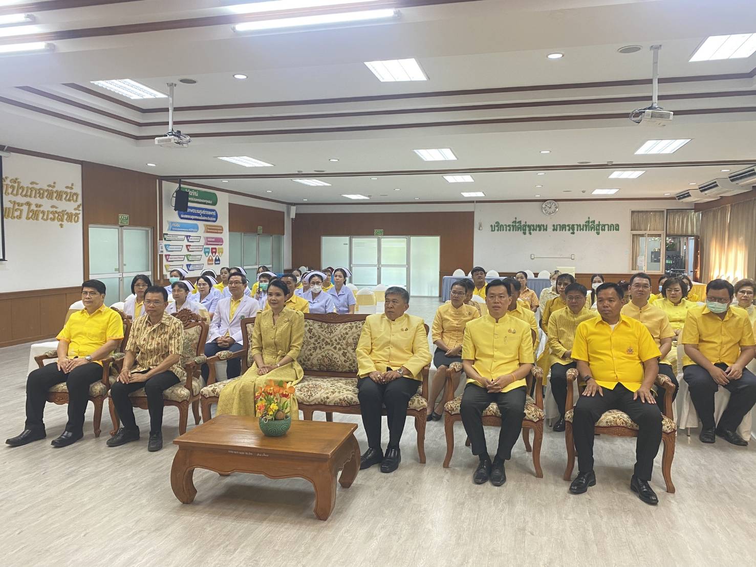 พัฒนาการจังหวัดกาญจนบุรี ร่วมพิธีมอบอุปกรณ์ทางการแพทย์ตามโครงการ “จัดหาอุปกรณ์ทางการแพทย์เฉลิมพระเกียรติ พระบาทสมเด็จพระเจ้าอยู่หัว เนื่องในโอกาสพระราชพิธีมหามงคลเฉลิมพระชนมพรรษา 6 รอบ 28 กรกฎาคม 2567