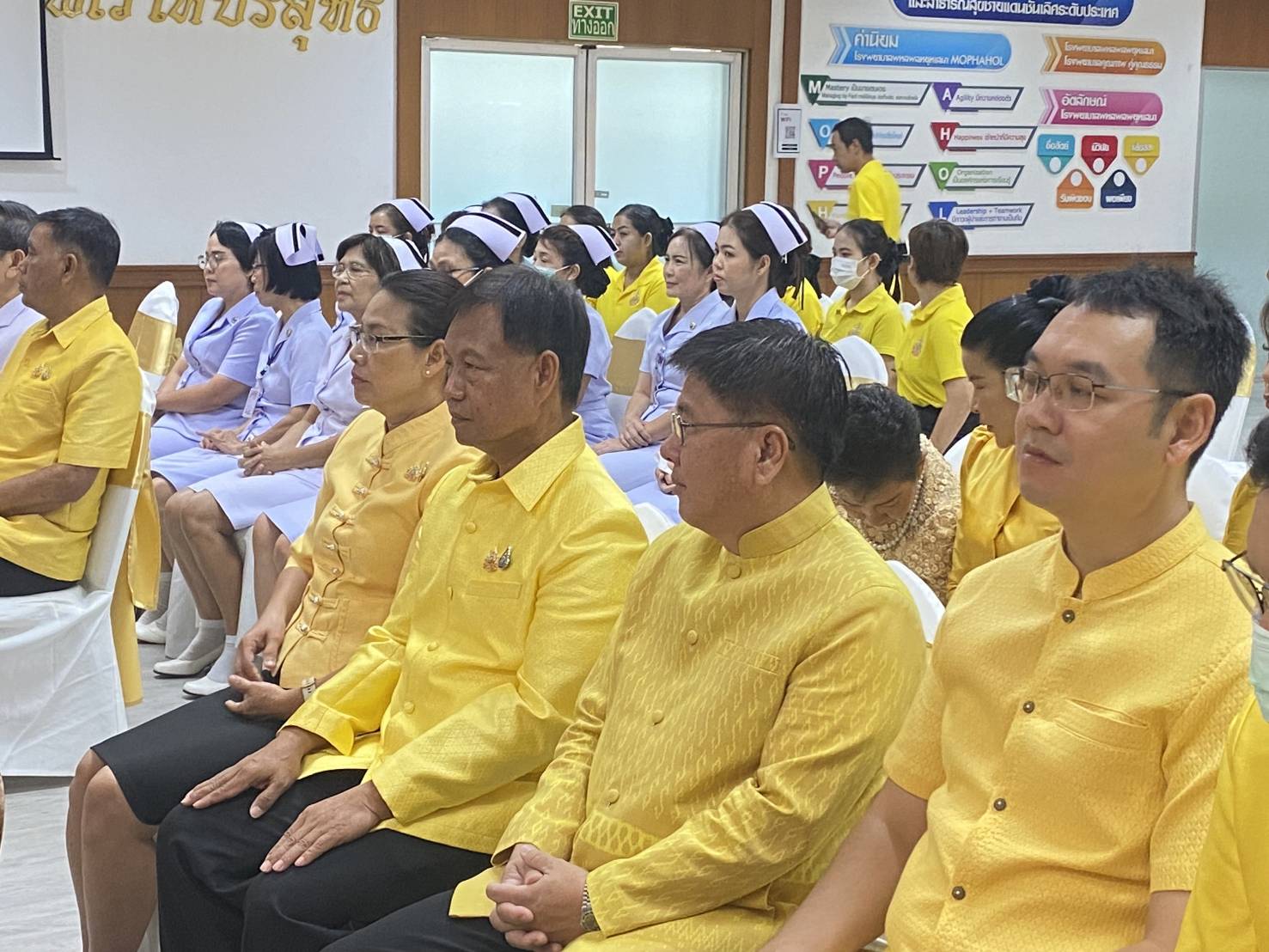 พัฒนาการจังหวัดกาญจนบุรี ร่วมพิธีมอบอุปกรณ์ทางการแพทย์ตามโครงการ “จัดหาอุปกรณ์ทางการแพทย์เฉลิมพระเกียรติ พระบาทสมเด็จพระเจ้าอยู่หัว เนื่องในโอกาสพระราชพิธีมหามงคลเฉลิมพระชนมพรรษา 6 รอบ 28 กรกฎาคม 2567