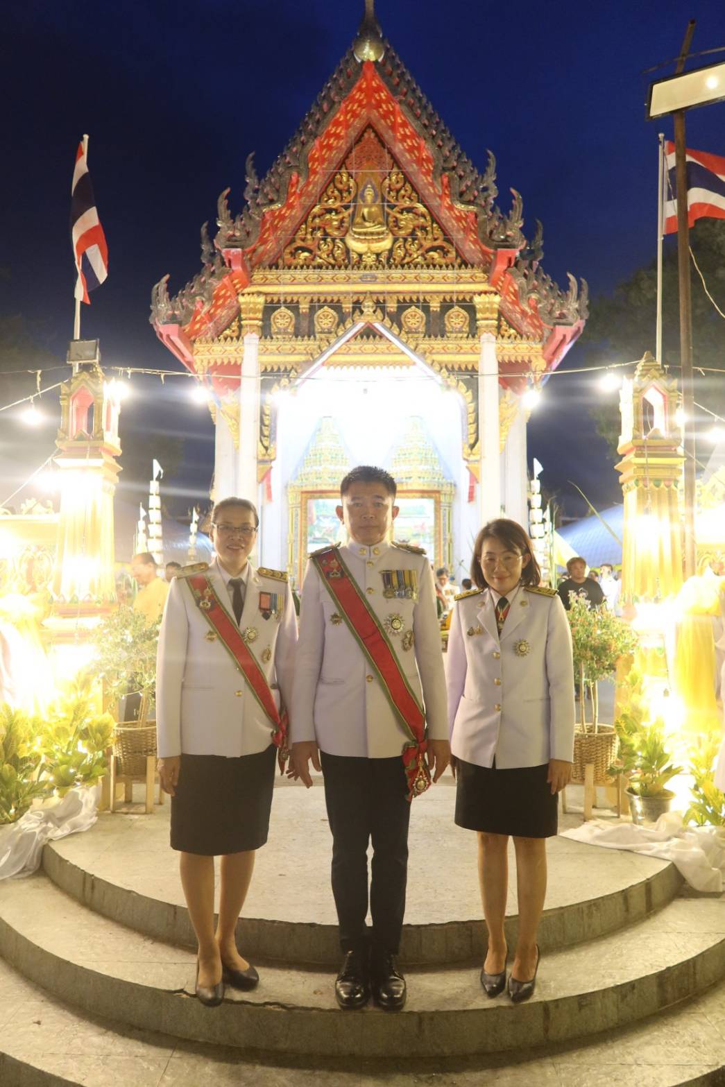พัฒนาการจังหวัดกาญจนบุรี นำข้าราชการร่วมพิธีเสกน้ำพระพุทธมนต์ศักดิ์สิทธิ์ งานเฉลิมพระเกียรติพระบาทสมเด็จพระเจ้าอยู่หัว เนื่องในโอกาสมหามงคลเฉลิมพระชนมพรรษา 6 รอบ 28 กรกฎาคม 2567