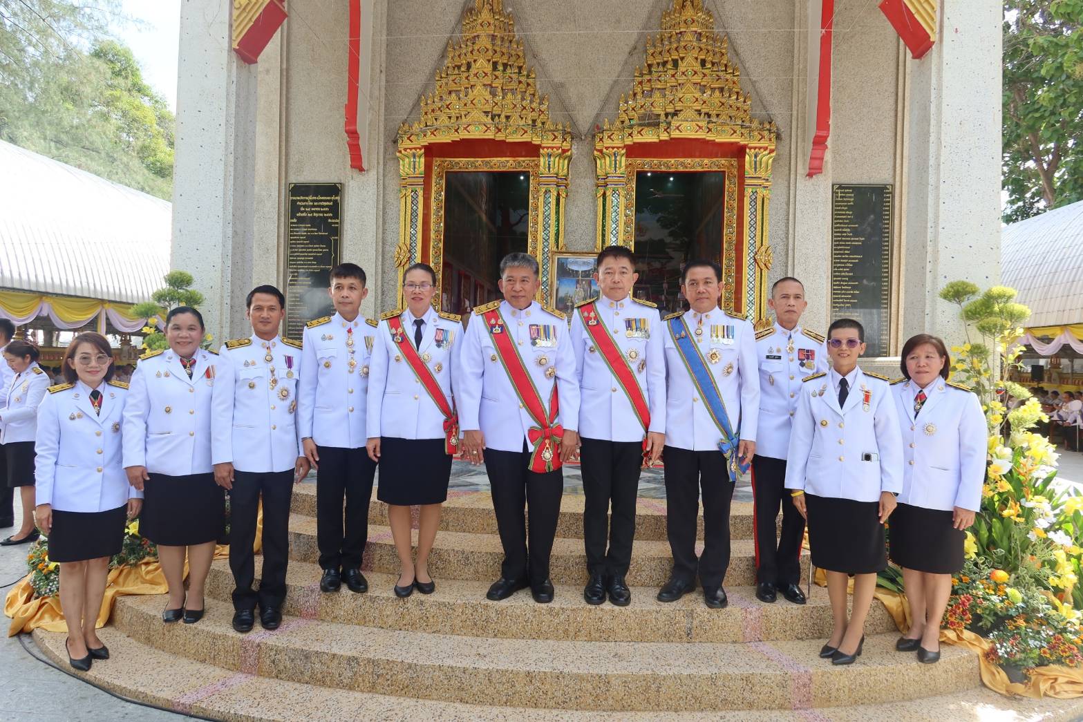 พัฒนาการจังหวัดกาญจนบุรี นำข้าราชการร่วมพิธีเสกน้ำพระพุทธมนต์ศักดิ์สิทธิ์ งานเฉลิมพระเกียรติพระบาทสมเด็จพระเจ้าอยู่หัว เนื่องในโอกาสมหามงคลเฉลิมพระชนมพรรษา 6 รอบ 28 กรกฎาคม 2567