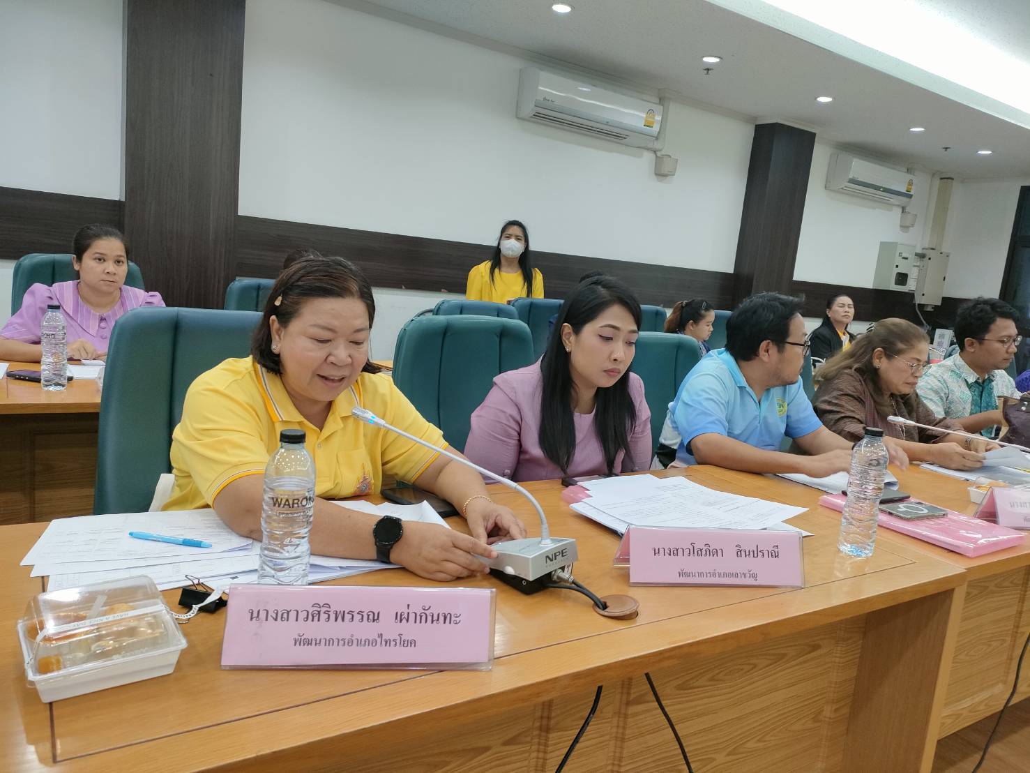 พช.กาญจนบุรี จัดประชุมคณะอนุกรรมการตรวจประเมินเพื่อการรับรองมาตรฐานการพัฒนาชุมชนระดับจังหวัด ครั้งที่ 1/2567