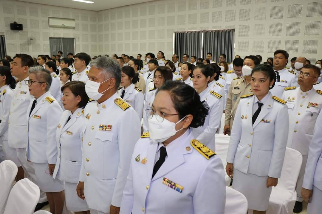 พช.กาญจนบุรี ร่วมประกอบพิธีวางพวงมาลาถวายราชสักการะ สมเด็จพระนารายณ์มหาราช ด้วยความน้อมรำลึก สำนึกในพระมหากรุณาธิคุณ เนื่องในโอกาสวันคล้ายวันสวรรคตสมเด็จพระนารายณ์มหาราช