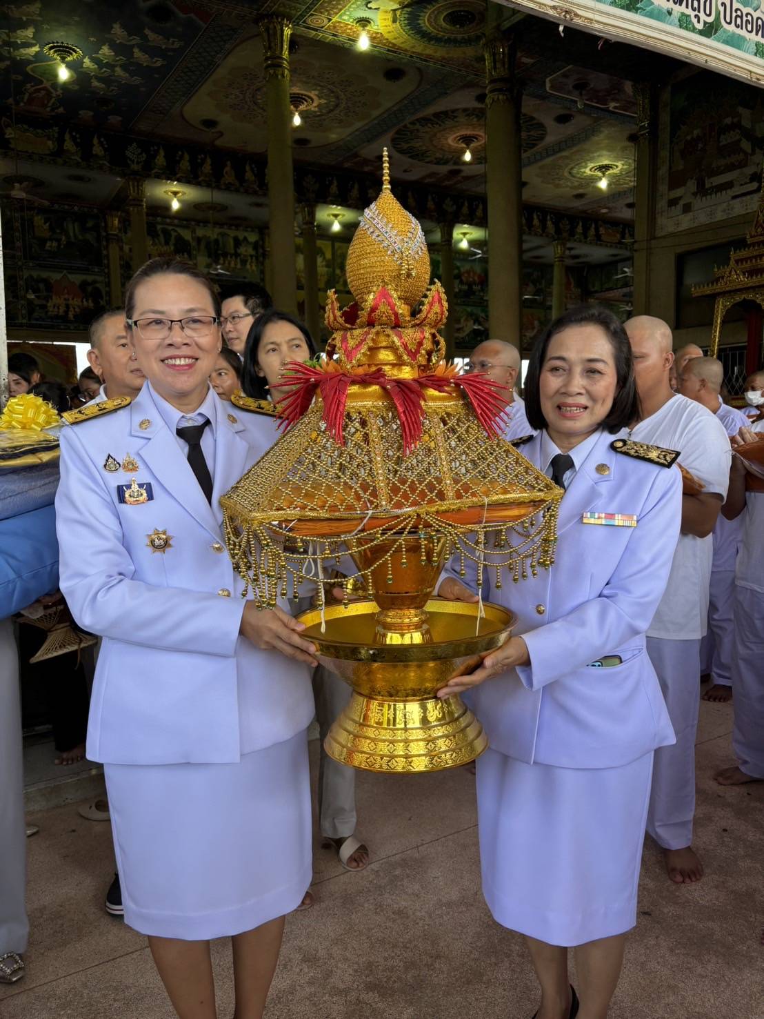 พจ.กาญจนบุรี ร่วมพิธีบรรพชาอุปสมบท เฉลิมพระเกียรติ พระบาทสมเด็จพระเจ้าอยู่หัว เนื่องในโอกาสพระราชพิธีมหามงคลเฉลิมพระชนมพรรษา 6 รอบ 28 กรกฎาคม 2567
