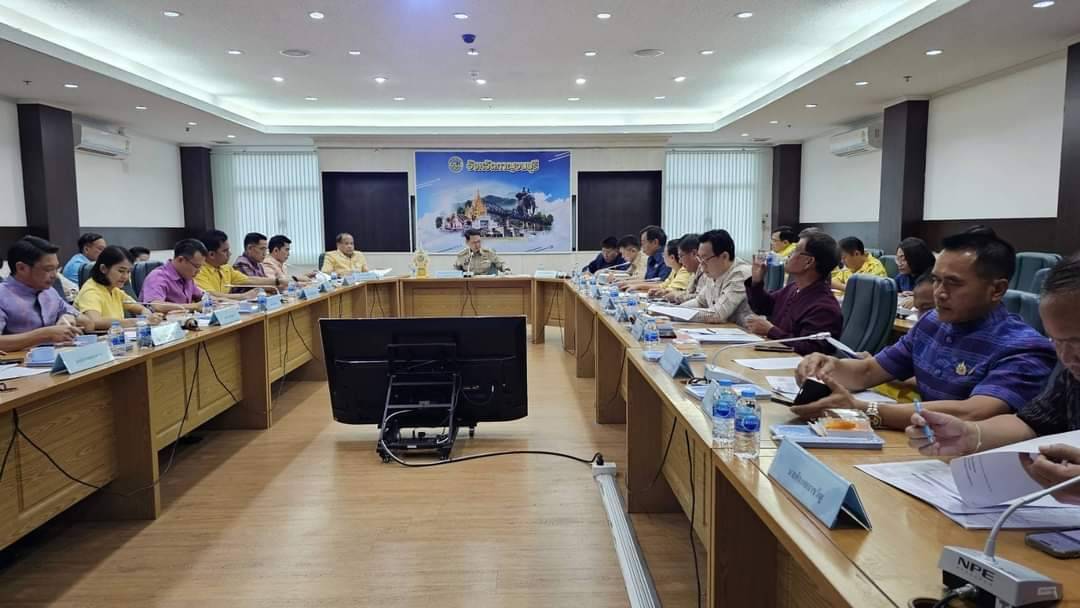 พจ. กาญจนบุรี ร่วมประชุมชี้แจงข้อราชการแก่หัวหน้าส่วนราชการสังกัดกระทรวงมหาดไทย และนายอำเภอ ครั้งที่ 9/2567