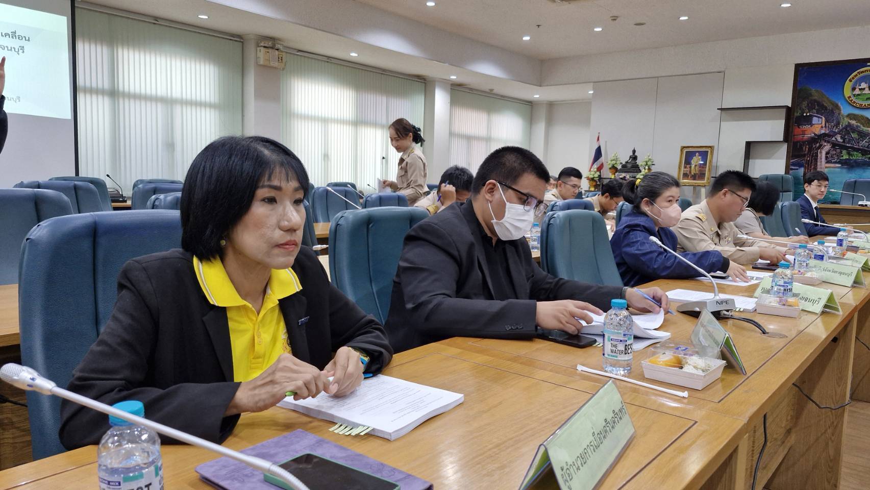 พช. กาญจนบุรี จัดประชุมคณะกรรมการประสานและขับเคลื่อนนโยบายสานพลังประชารัฐ จังหวัดกาญจนบุรี (คสป.กาญจนบุรี) ครั้งที่ 1/2568