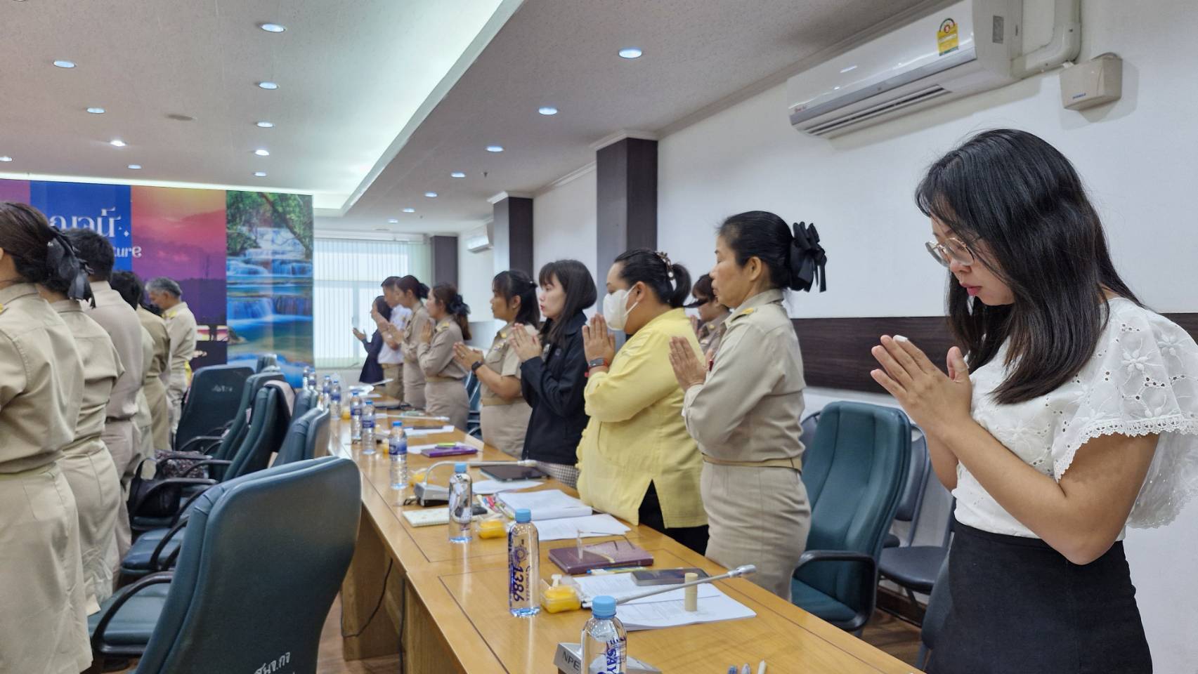พช.กาญจนบุรี จัดประชุมผู้บริหารและนักวิชาการพัฒนาชุมชนสำนักงานพัฒนาชุมชนจังหวัด  ครั้งที่ 1/2568