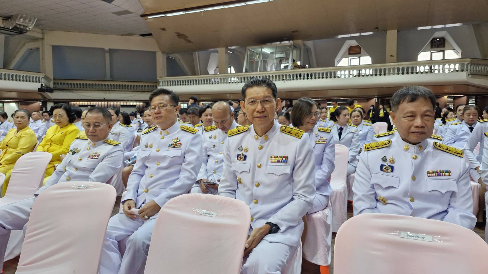 พัฒนาการจังหวัดกาญจนบุรี นำข้าราชการ พช. ร่วมพิธีทางศาสนามหามงคล ถวายพระราชกุศล เฉลิมพระเกียรติพระบาทสมเด็จพระเจ้าอยู่หัว เนื่องในโอกาสพระราชพิธีสมมงคลพระชนมายุเท่าพระบาทสมเด็จพระพุทธยอดฟ้าจุฬาโลกมหาราช สมเด็จพระปฐมบรมกษัตริยาธิราชแห่งพระราชวงศ์จักรี พุทธศักราช 2568