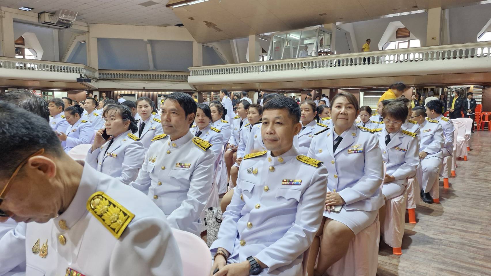 พัฒนาการจังหวัดกาญจนบุรี นำข้าราชการ พช. ร่วมพิธีทางศาสนามหามงคล ถวายพระราชกุศล เฉลิมพระเกียรติพระบาทสมเด็จพระเจ้าอยู่หัว เนื่องในโอกาสพระราชพิธีสมมงคลพระชนมายุเท่าพระบาทสมเด็จพระพุทธยอดฟ้าจุฬาโลกมหาราช สมเด็จพระปฐมบรมกษัตริยาธิราชแห่งพระราชวงศ์จักรี พุทธศักราช 2568
