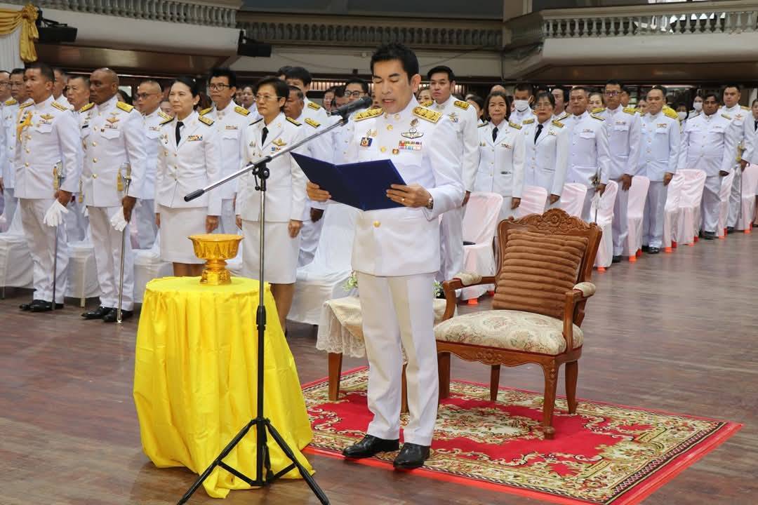 พัฒนาการจังหวัดกาญจนบุรี นำข้าราชการ พช. ร่วมพิธีทางศาสนามหามงคล ถวายพระราชกุศล เฉลิมพระเกียรติพระบาทสมเด็จพระเจ้าอยู่หัว เนื่องในโอกาสพระราชพิธีสมมงคลพระชนมายุเท่าพระบาทสมเด็จพระพุทธยอดฟ้าจุฬาโลกมหาราช สมเด็จพระปฐมบรมกษัตริยาธิราชแห่งพระราชวงศ์จักรี พุทธศักราช 2568