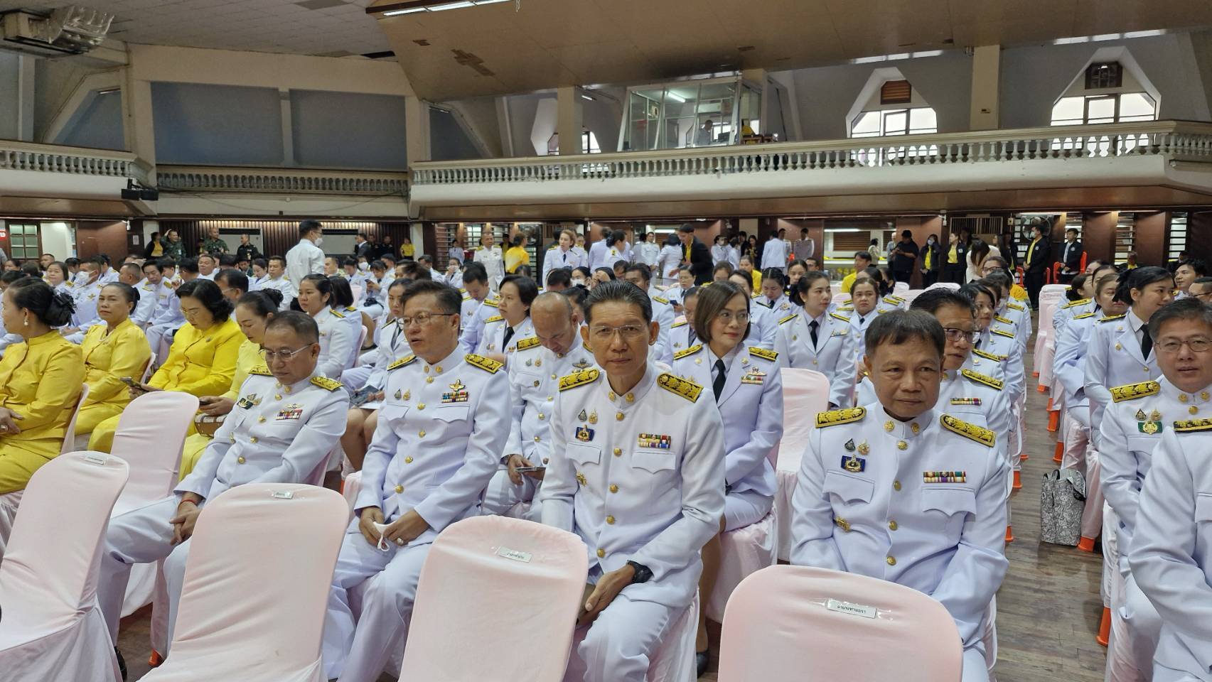 พัฒนาการจังหวัดกาญจนบุรี นำข้าราชการ พช. ร่วมพิธีทางศาสนามหามงคล ถวายพระราชกุศล เฉลิมพระเกียรติพระบาทสมเด็จพระเจ้าอยู่หัว เนื่องในโอกาสพระราชพิธีสมมงคลพระชนมายุเท่าพระบาทสมเด็จพระพุทธยอดฟ้าจุฬาโลกมหาราช สมเด็จพระปฐมบรมกษัตริยาธิราชแห่งพระราชวงศ์จักรี พุทธศักราช 2568