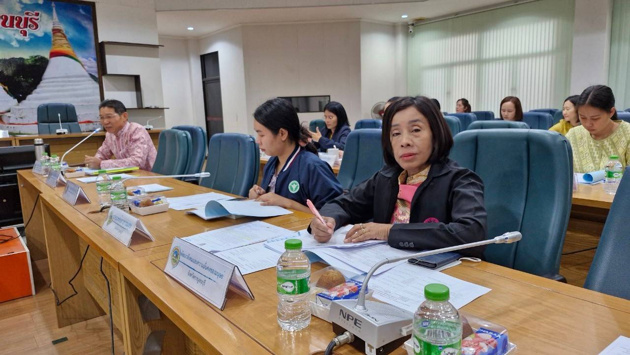 จังหวัดกาญจนบุรี จัดประชุมเชิงปฏิบัติการส่งเสริมการบูรณาการกลไกการขับเคลื่อนการขจัดความยากจนและพัฒนาคนทุกช่วงวัยอย่างยั่งยืนตามหลักปรัชญาของเศรษฐกิจพอเพียงจังหวัดกาญจนบุรี (คจพ.จ.กาญจนบุรี) ครั้งที่ 1/2568