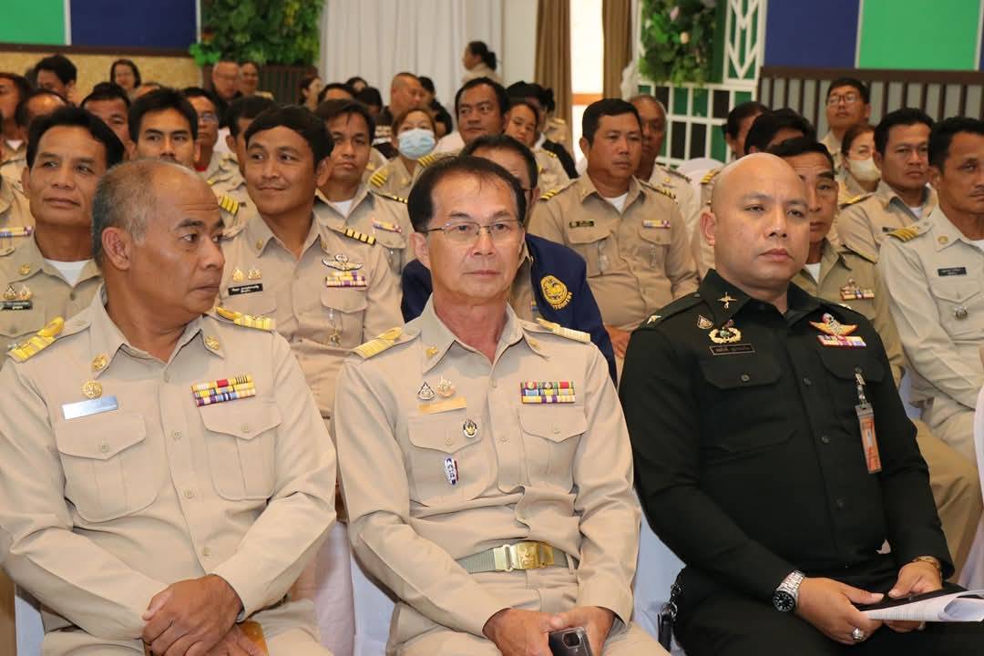 พัฒนาการจังหวัดกาญจนบุรี ร่วมลงพื้นที่ตรวจเยี่ยมและรับมอบนโยบายการปฏิบัติราชการ ในพื้นที่อำเภอศรีสวัสดิ์ จังหวัดกาญจนบุรี