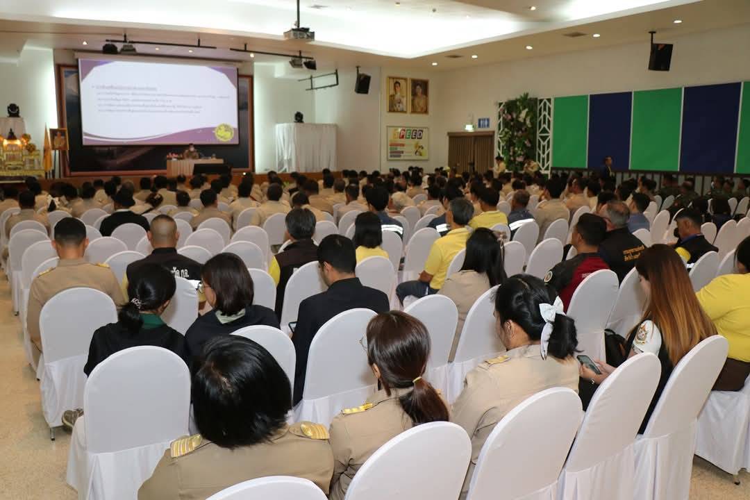 พัฒนาการจังหวัดกาญจนบุรี ร่วมลงพื้นที่ตรวจเยี่ยมและรับมอบนโยบายการปฏิบัติราชการ ในพื้นที่อำเภอศรีสวัสดิ์ จังหวัดกาญจนบุรี