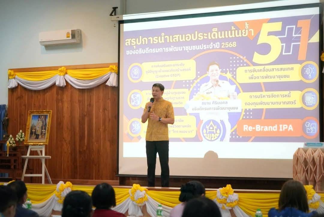 พัฒนาการจังหวัดกาญจนบุรี นำผู้อำนวยการกลุ่มงาน พัฒนาการอำเภอ ร่วมโครงการสนับสนุนการขับเคลื่อนนโยบายสู่การปฏิบัติ ประจำปี 2568