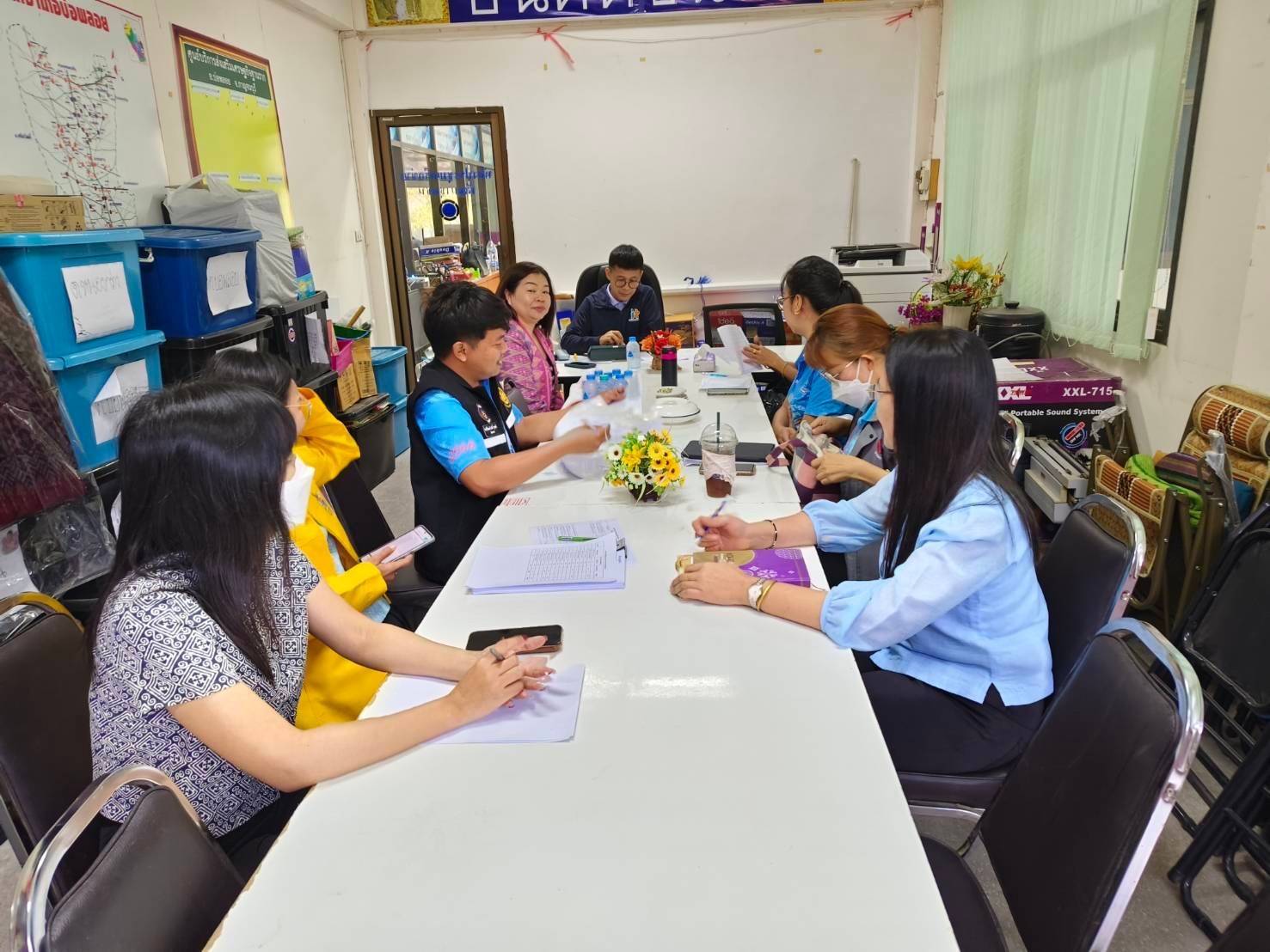 พจ.กาญจนบุรี สั่งลุย !! ลงพื้นที่นิเทศ ติดตาม การดำเนินงานของสำนักงานพัฒนาชุมชนอำเภอ ประจำปีงบประมาณ พ.ศ. 2568 รอบไตรมาส 1 – 2 ในพื้นที่อำเภอบ่อพลอย และอำเภอหนองปรือ