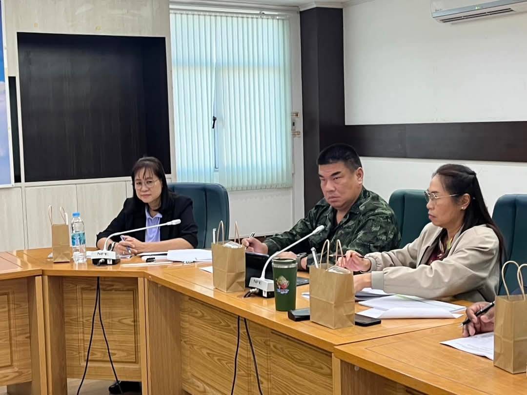 พจ.กาญจนบุรี ร่วมประชุมคณะทำงานด้านเศรษฐกิจ โครงการพัฒนาชุมชนในเขตรักษาพันธุ์สัตว์ป่าและอุทยานแห่งชาติจังหวัดกาญจนบุรี ภายใต้การดำเนินงานของมูลนิธิภูบดินทร์ในพระบรมราชูปถัมภ์