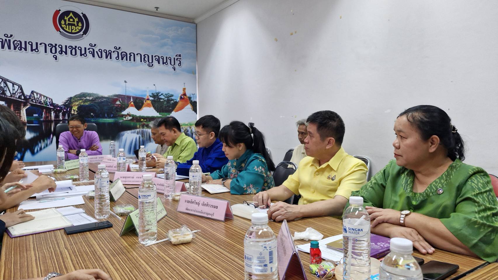พช.กาญจนบุรี ร่วมโครงการประเมินผลการดำเนินงานของกรมการพัฒนาชุมชน ประจำปี 2568 กิจกรรมจัดเก็บข้อมูลจัดทำเครื่องมือประเมินผล ประจำปี 2568