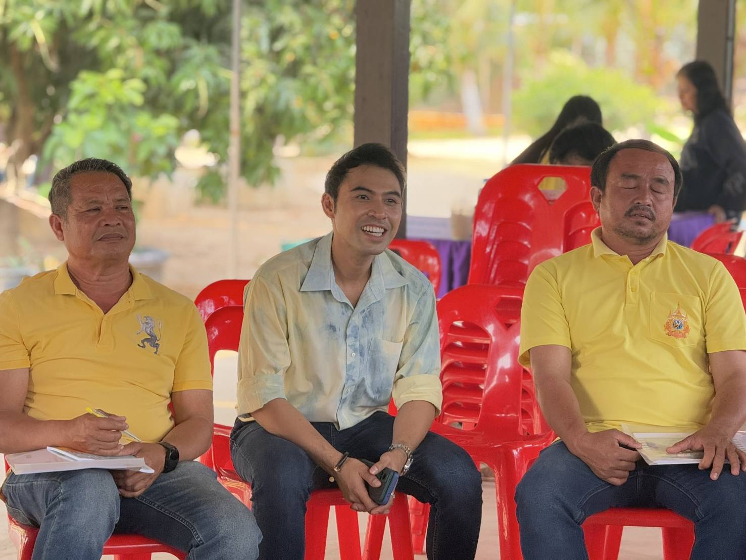 พช.กาญจนบุรี จัดโครงการพัฒนาศูนย์เรียนรู้การพัฒนาคุณภาพชีวิตตามหลักทฤษฎีใหม่ ประยุกต์สู่ “โคก หนอง นา” ระดับจังหวัด
