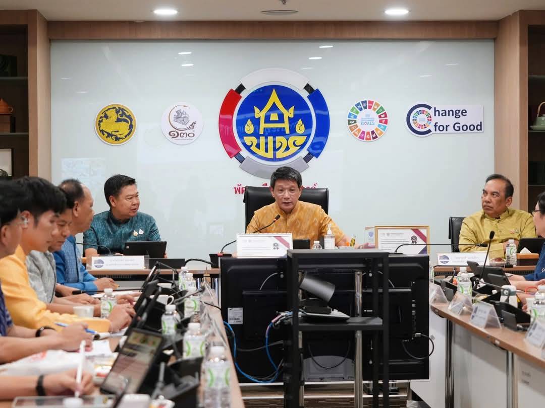 พช.กาญจนบุรี ร่วมการประชุมกรมการพัฒนาชุมชน ครั้งที่ 2/2568