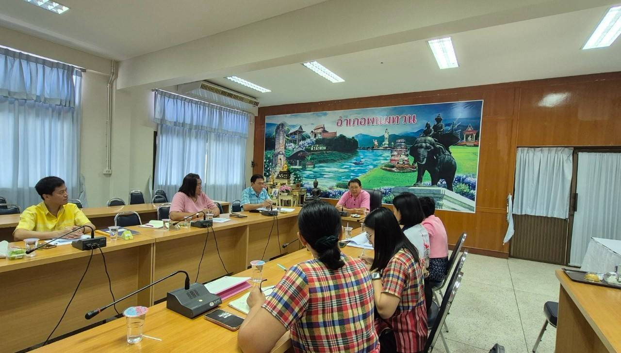 พจ.กาญจนบุรี นำทีมลงพื้นที่ติดตามการดำเนินงาน ในพื้นที่อำเภอพนมทวน