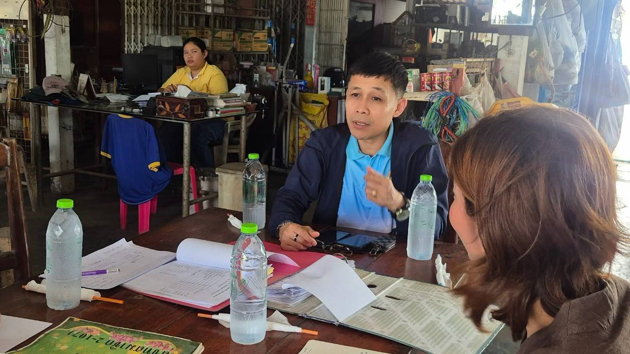 พช.กาญจนบุรี ลงพื้นที่ติดตามการดำเนินงานที่เกี่ยวข้องกับกลุ่มงานสารสนเทศฯ ในพื้นที่อำเภอท่ามะกา