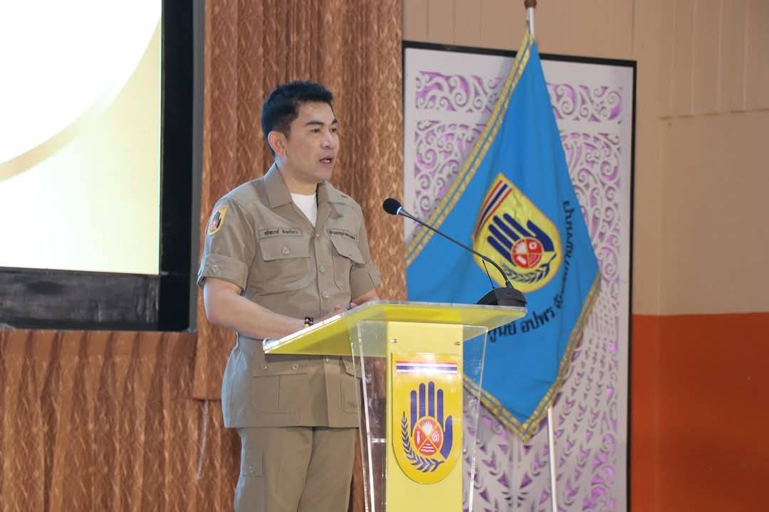 พจ.กาญจนบุรี ร่วมงานวันอาสาสมัครป้องกันภัยฝ่ายพลเรือน (อปพร.) ประจำปี 2568